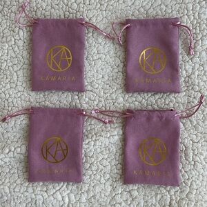 (4) Kamaria cloth jewelry pouches